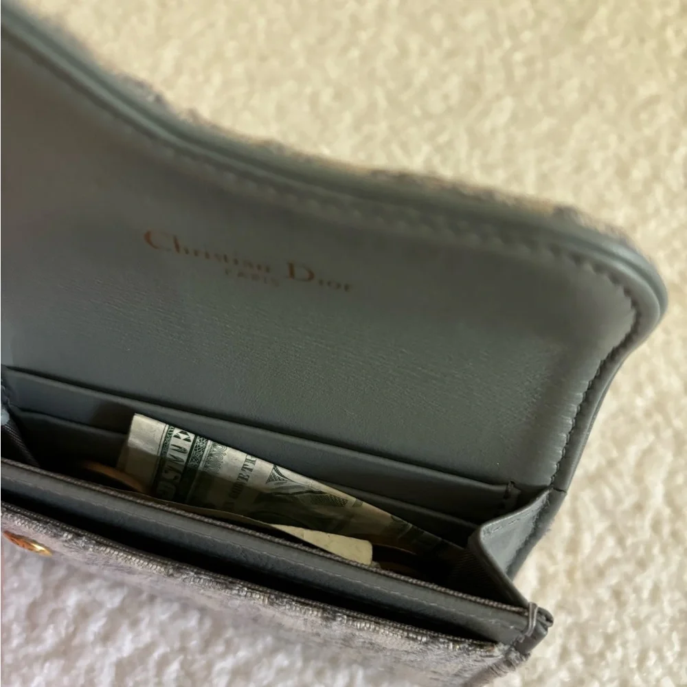 Dior saddle wallet